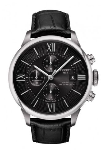Tissot Chemin des Tourelles Automatic Chronograph Stainless Steel / Black